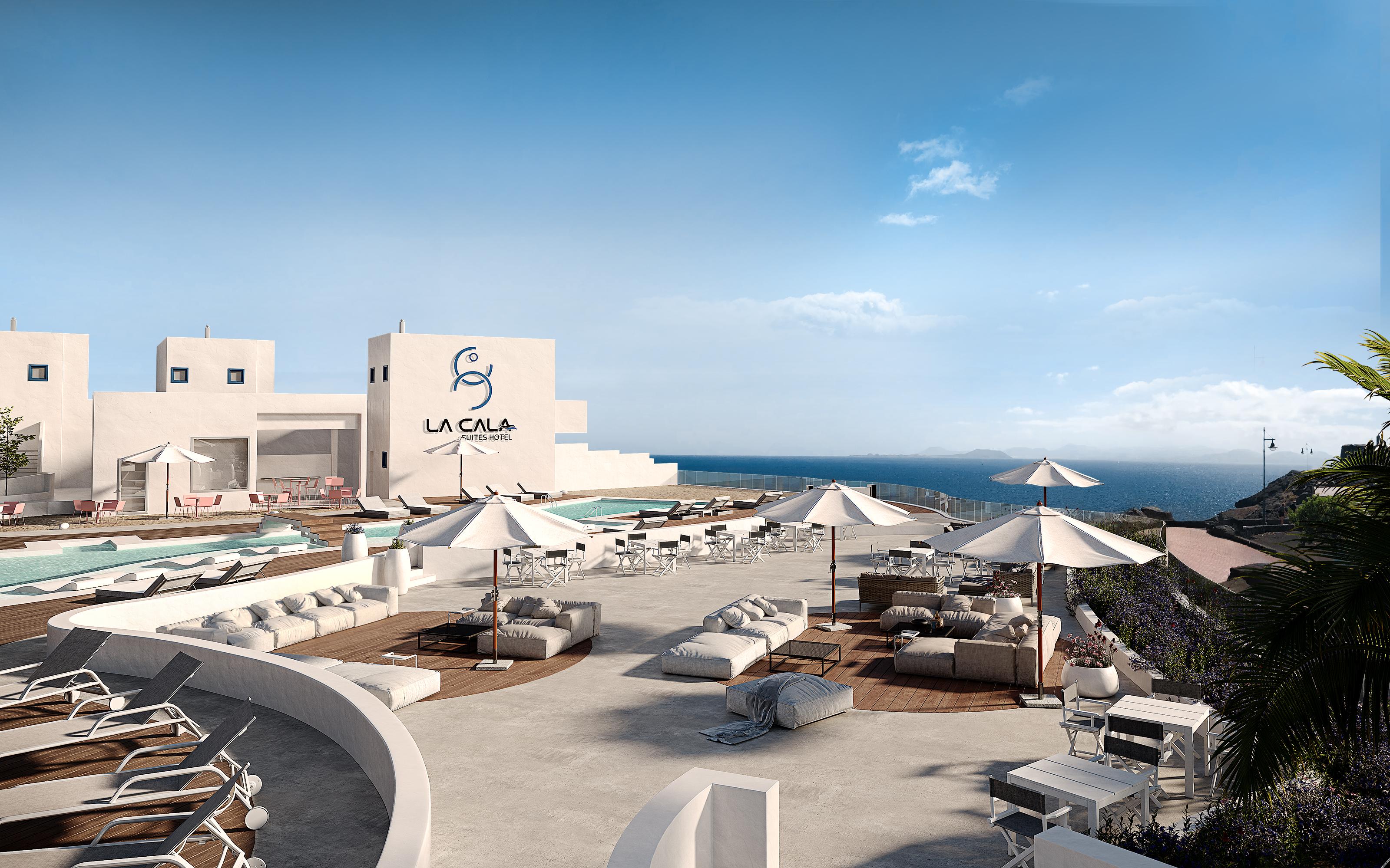 Calalanzarote Suites Hotel - Adults Only Playa Blanca  Exterior foto The hotel's rooftop pool